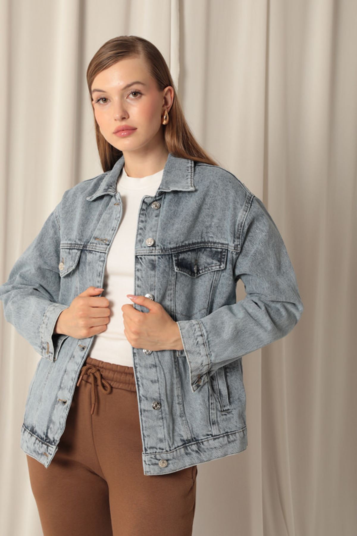 Denim%20Kumaş%20Oversize%20%20Kadın%20Mavi%20Kot%20Ceket