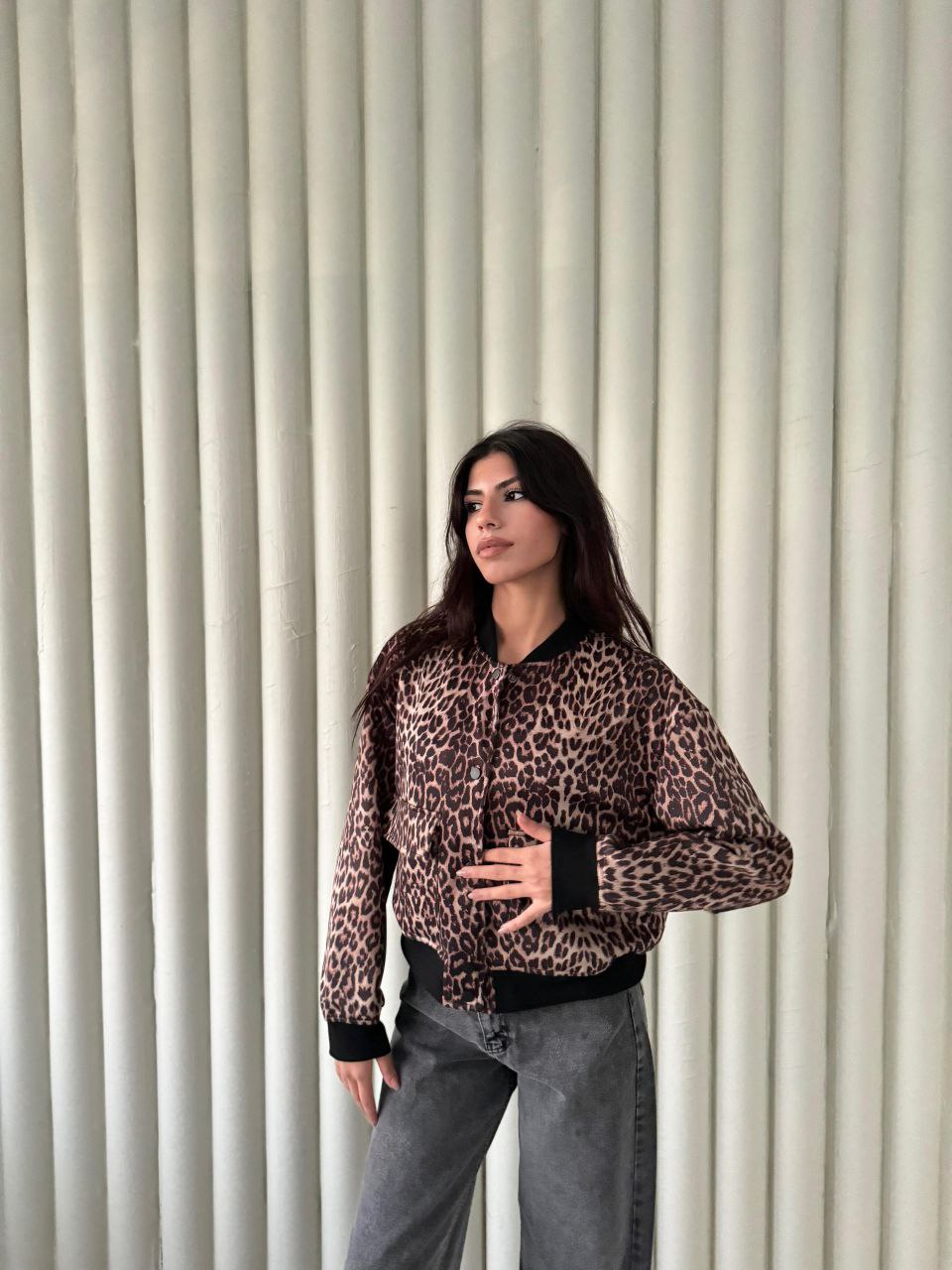 Bomber%20Scuba%20Leopar%20Kısa%20Ceket