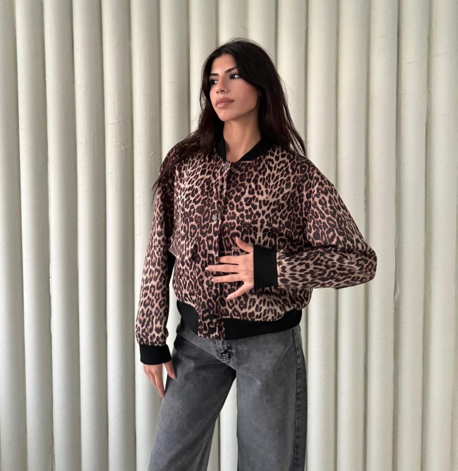 Bomber%20Scuba%20Leopar%20Kısa%20Ceket