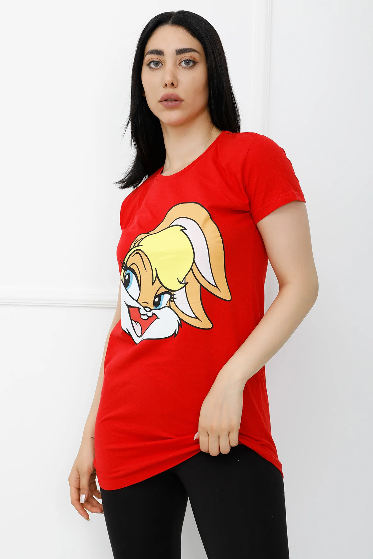 Bunny%20Baskılı%20Tshirt%20Kırmızı%20-%20310.623.