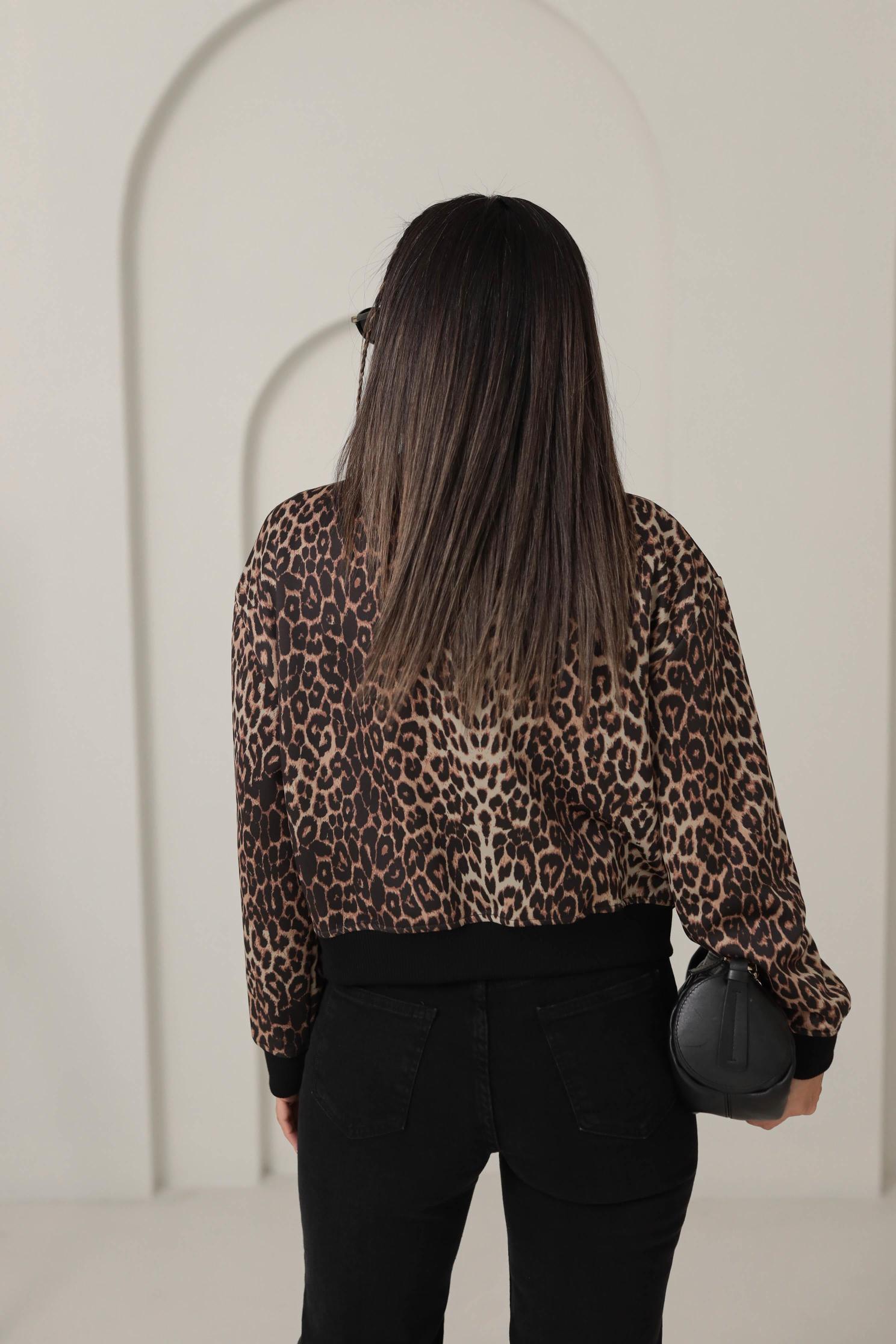 Bomber%20Scuba%20Leopar%20Kısa%20Ceket