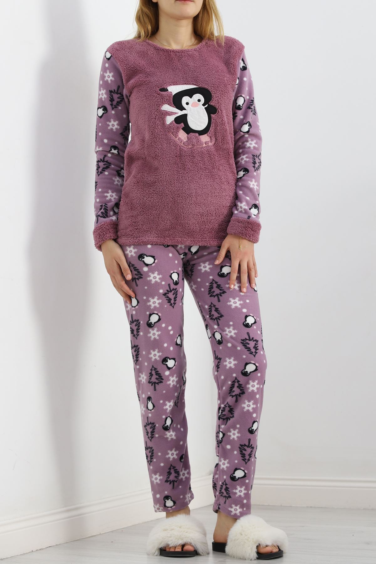 Peluş%20Polar%20Pijama%20Takımı%20Lila%20-%2019178.1050.