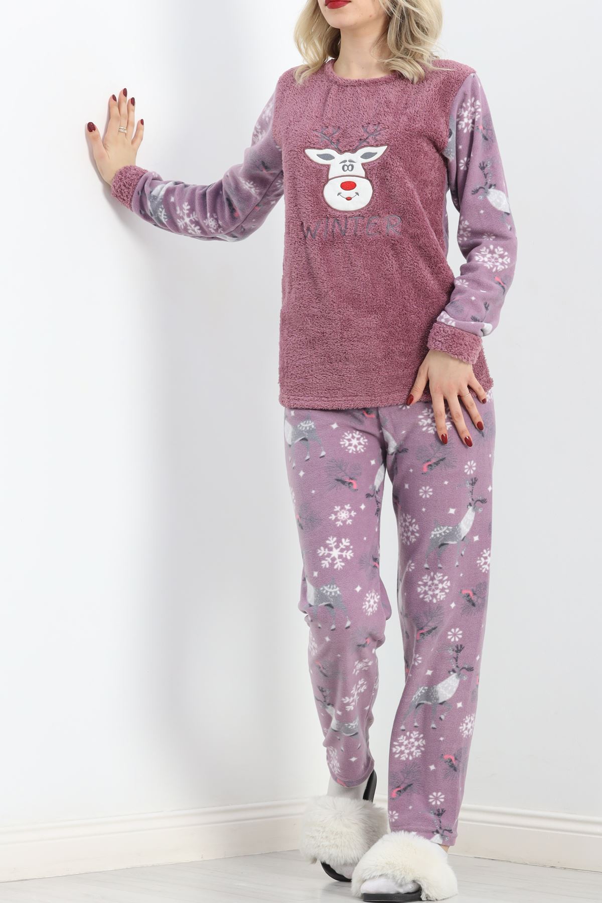 Peluş%20Polar%20Pijama%20Takımı%20Lilagri%20-%2019178.1050.