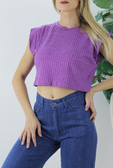 Kaşkorse Crop Mor - 21R1043.15