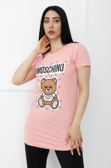 Baskılı Tshirt Pembe - 310.623.