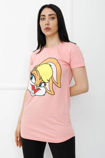 Bunny Baskılı Tshirt Pembe - 310.623.