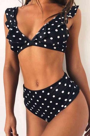 Puantiyeli Bikini Takım Siyah - 10060.1834.